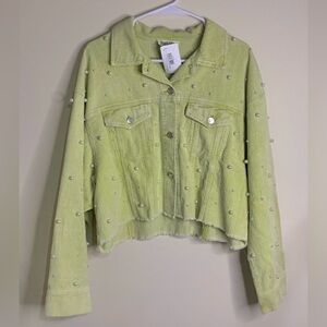 Memphis Pearl Stud Jacket by Peach Love California